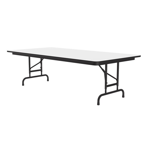 CFA Adjustable HPL Folding Tables 36x96 White